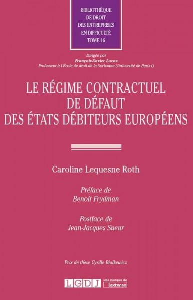 le-regime-contractuel-de-defaut-des-etats-debiteurs-europeens-9782275062150