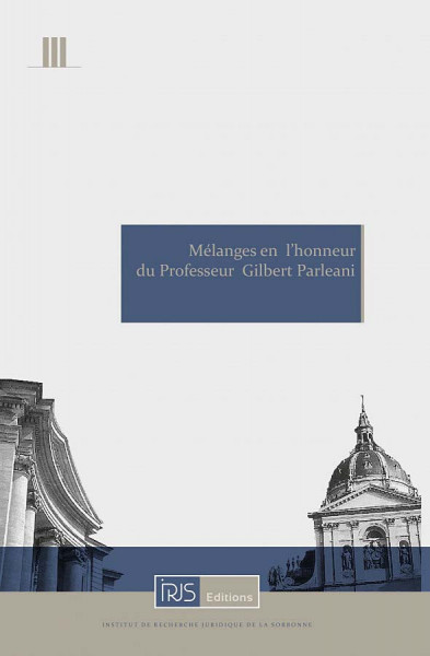 melanges-en-l-honneur-du-professeur-gilbert-parleani-9782850020438