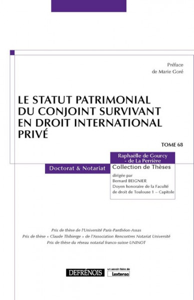 le-statut-patrimonial-du-conjoint-survivant-en-droit-international-prive-9782856237694