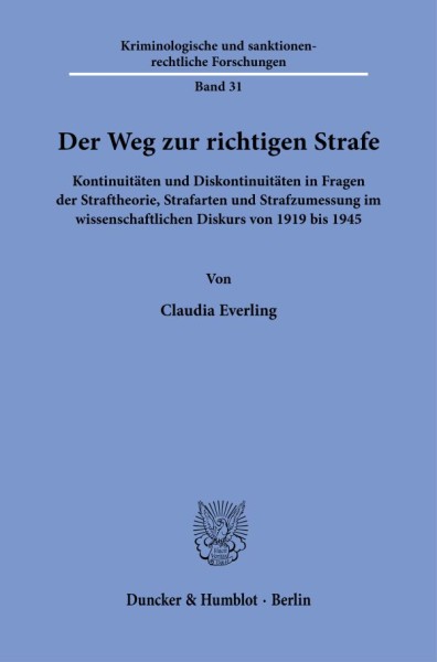 Der Weg zur richtigen Strafe