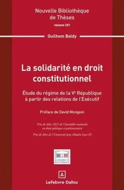 La solidarit&eacute; en droit constitutionnel