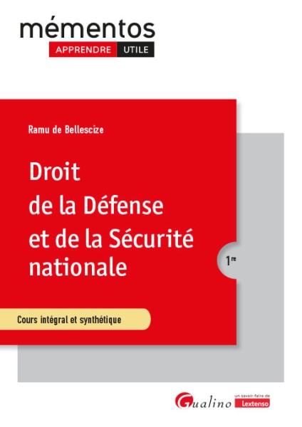 Droit de la Défense et de la Sécurité nationale