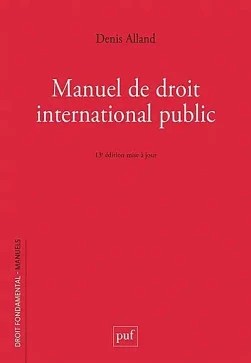 Manuel de droit international public