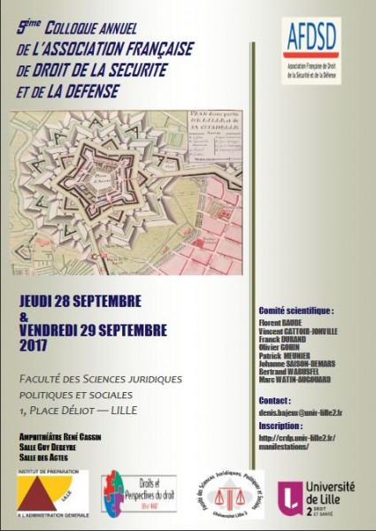 5e Colloque annuel de l’Association Française de Droit de la Sécurité et de la Défense