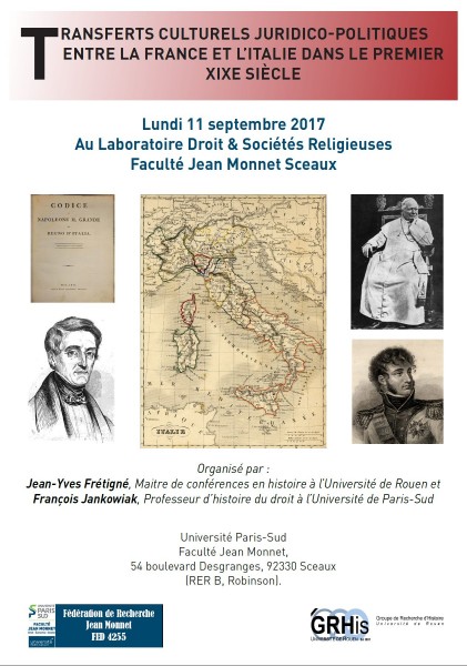 Transferts culturels juridico-politiques entre la France et l’Italie dans le premier XIXe siècle