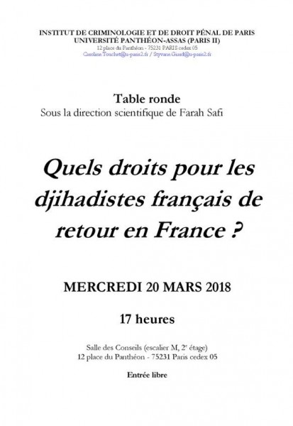 Quels droits pour les djihadistes français de retour en France ?
