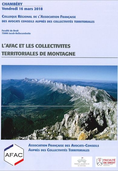 L'AFAC et les collectivités territoriales de montagne