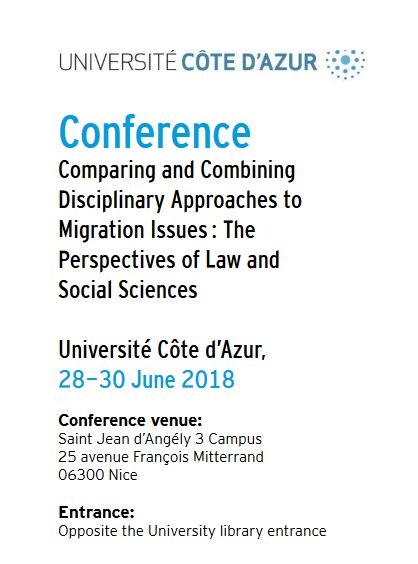Comparing and Combining Disciplinary Approaches to Migration Issues : The Perspectives of Law and Social Sciences