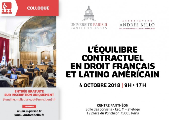L’équilibre contractuel en droit français et latino-américain