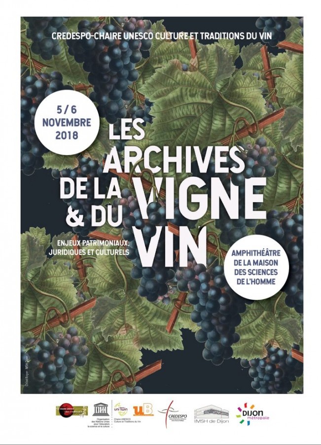 Les archives de la vigne et du vin : enjeux patrimoniaux, juridiques et culturels