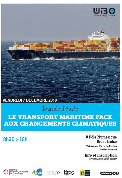 Le transport maritime face aux changements climatiques