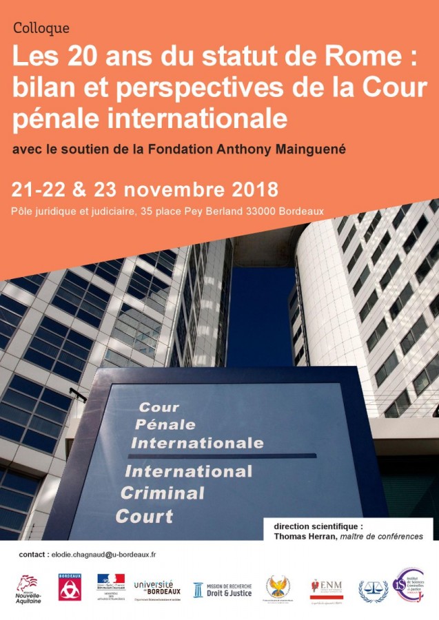 Les 20 ans du statut de Rome : bilan et perspectives de la Cour pénale internationale