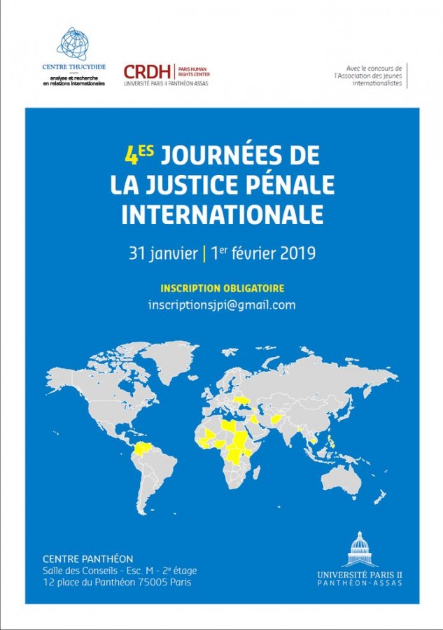 4èmes journées de la Justice pénale internationale