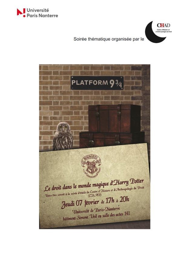 Le droit dans le monde magique d’Harry Potter