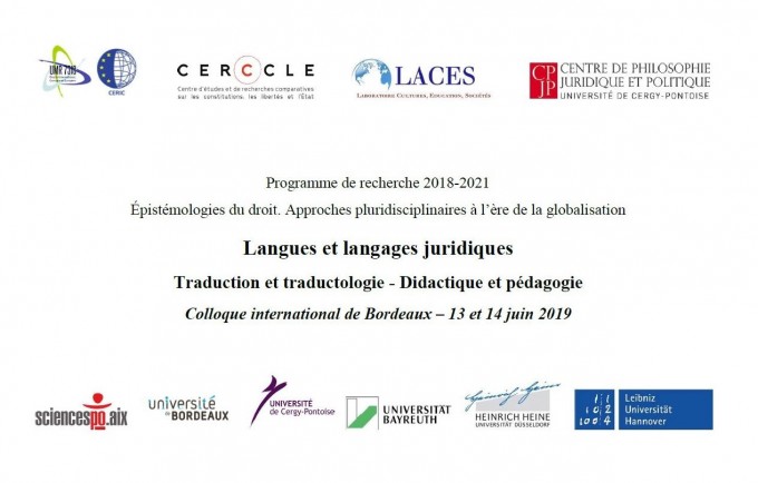 Langues et langages juridiques