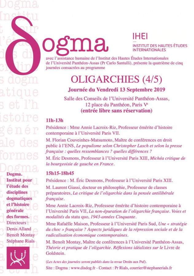 Oligarchies (4/5)
