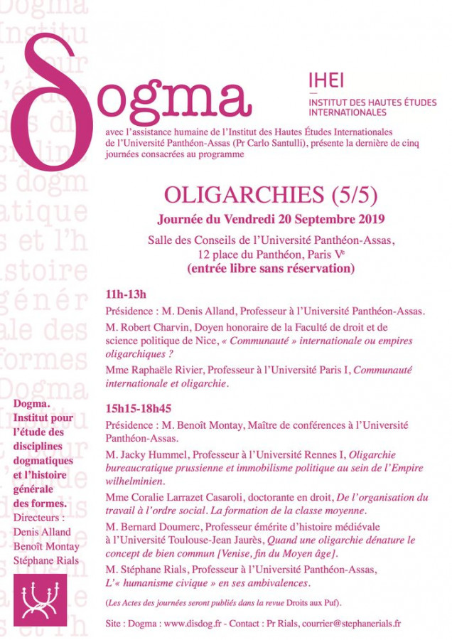 Oligarchies (5/5)