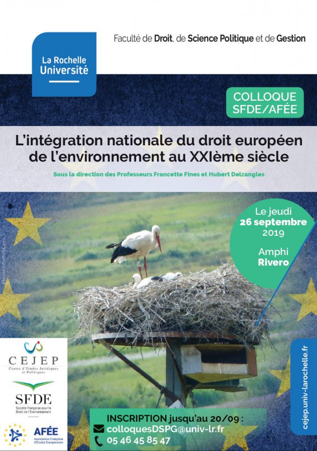 L’intégration nationale du droit européen de l’environnement au XXIème siècle