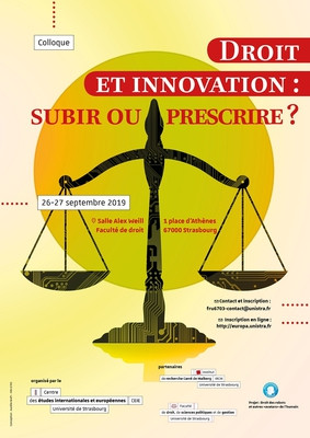 Droit et innovation : subir ou prescrire ?