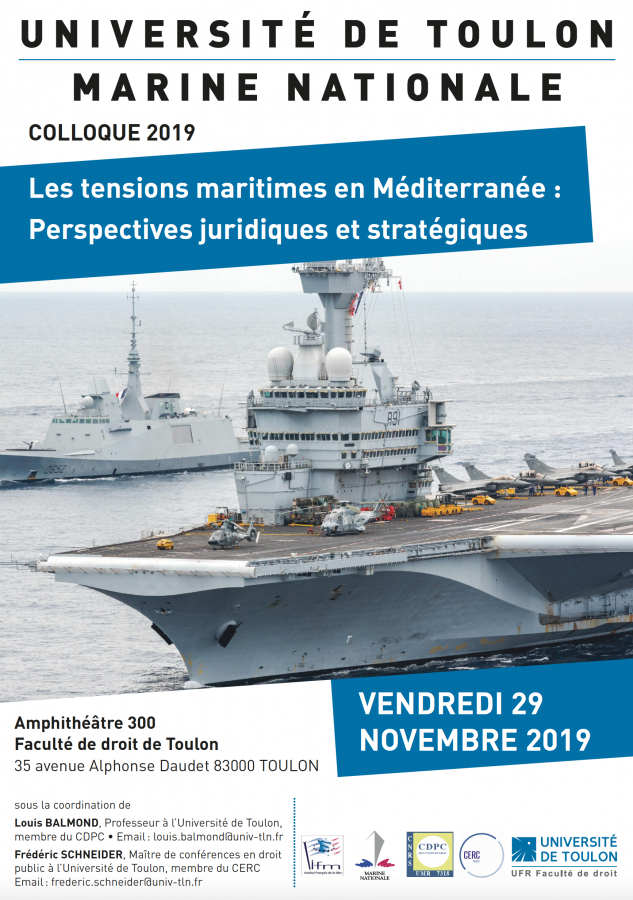 Les tensions maritimes en Méditerranée : Perspectives juridiques et stratégiques