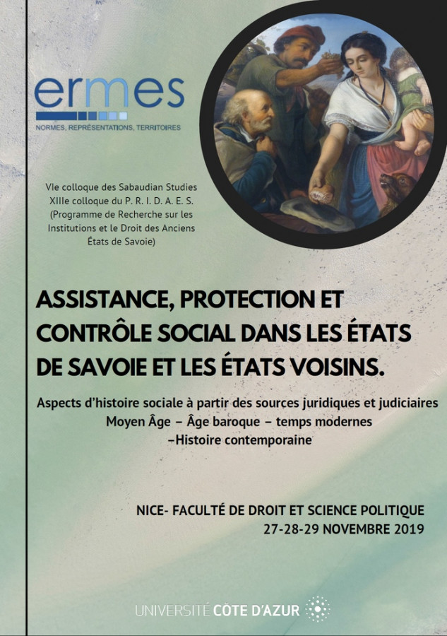 Assistance, protection et contrôle social dans les États de Savoie et les États voisins