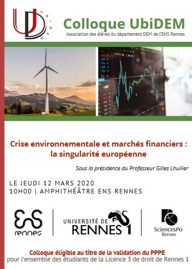 Crise environnementale et marchés financiers : la singularité européenne