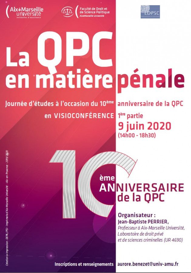 La Qpc En Matiere Penale Portail Universitaire Du Droit
