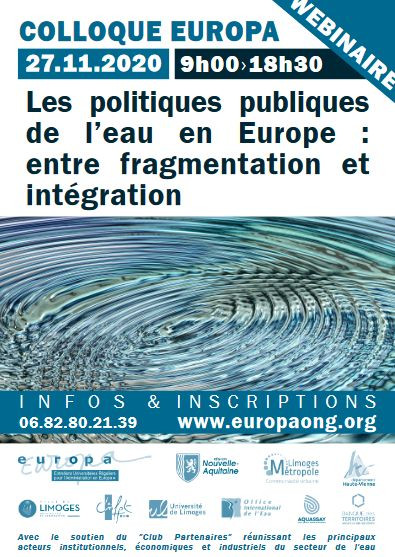 Les politiques publiques de l’eau en Europe : entre fragmentation et intégration