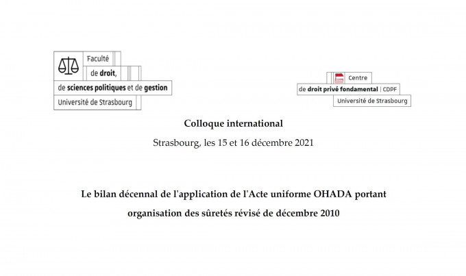 Le bilan décennal de l'application de l'Acte uniforme OHADA portant organisation des sûretés révisé de décembre 2010