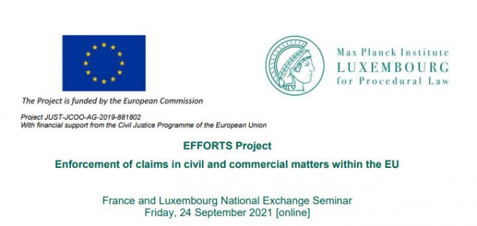 EFFORTS Project - Enforcement of claims in civil and commercial matters within the EU
