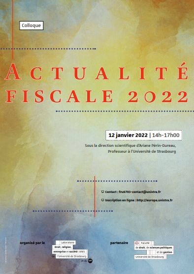 Actualité fiscale 2022