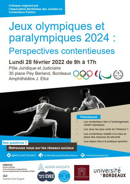 Jeux Olympiques et Paralympiques 2024 : Perspectives contentieuses