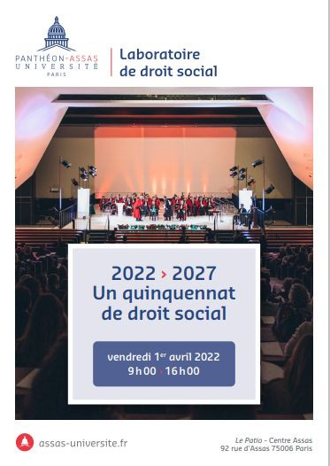 2022-2027 - Un quinquennat de droit social