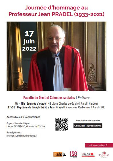 Journée d'hommage au Professeur Jean Pradel