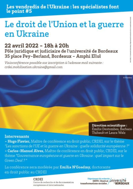 Le droit de l'Union et la guerre en Ukraine