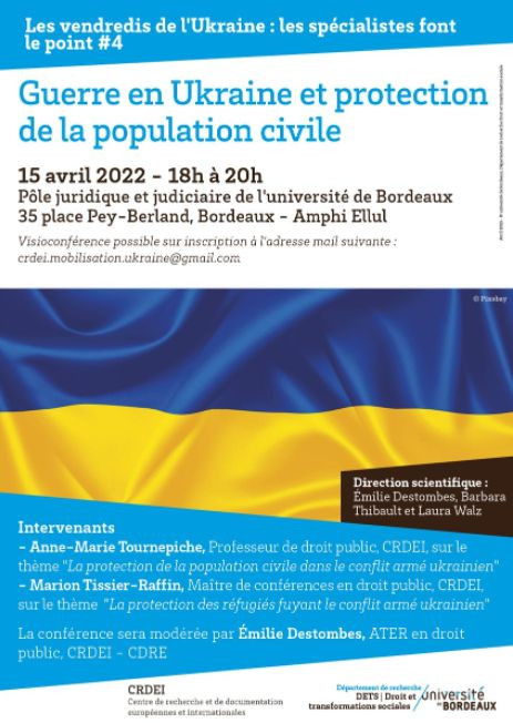 Guerre en Ukraine et protection de la population civile