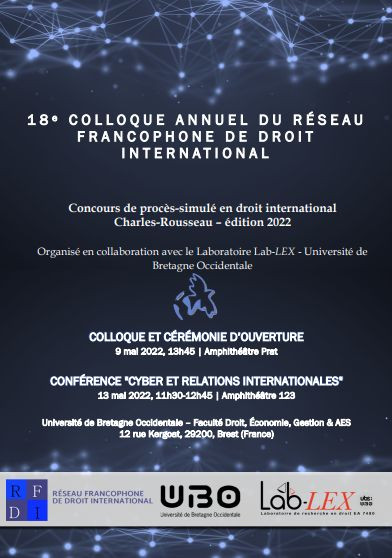 Colloque annuel du Réseau francophone de droit international