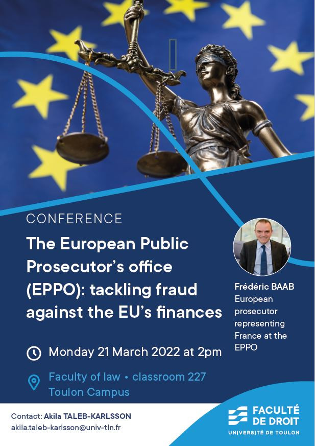 The European Public Prosecutor’s office (EPPO): tackling fraud against the EU’s finances