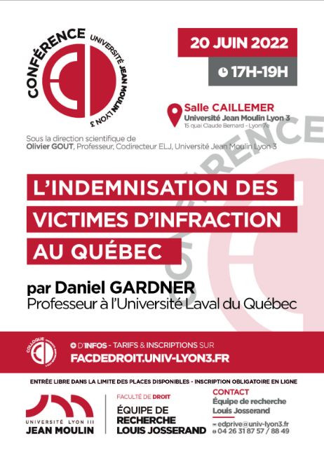L'indemnisation des victimes d'infraction au Québec
