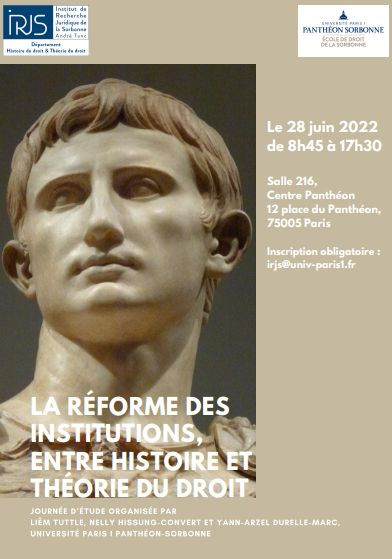 La réforme des institutions, entre histoire et théorie du droit