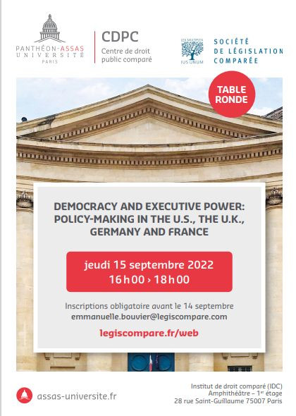 Democracy and Executive Power : Policy-Making in the U.S., the U.K, Germany and France