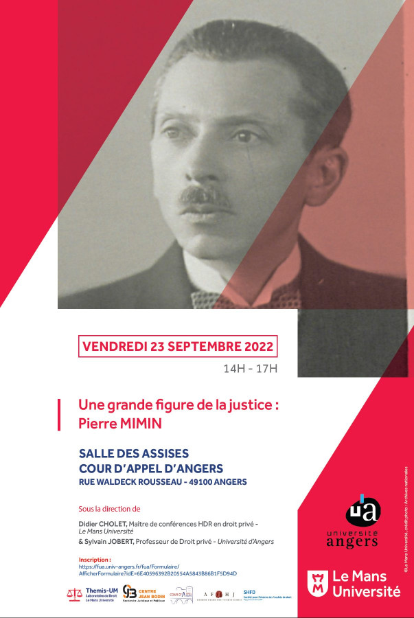 Une grande figure de la justice : Pierre Mimin
