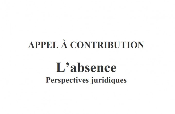 L’absence. Perspectives juridiques