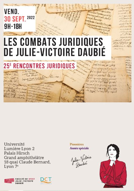 Les combats juridiques de Julie-Victoire Daubié