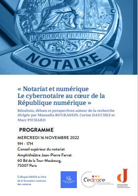 Notariat et numérique : le cybernotaire au cœur de la République numérique