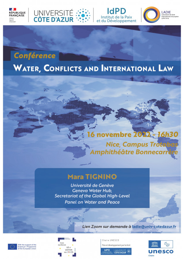 Water, conflicts and international law