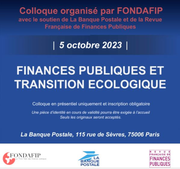 Finances publiques et transition écologique