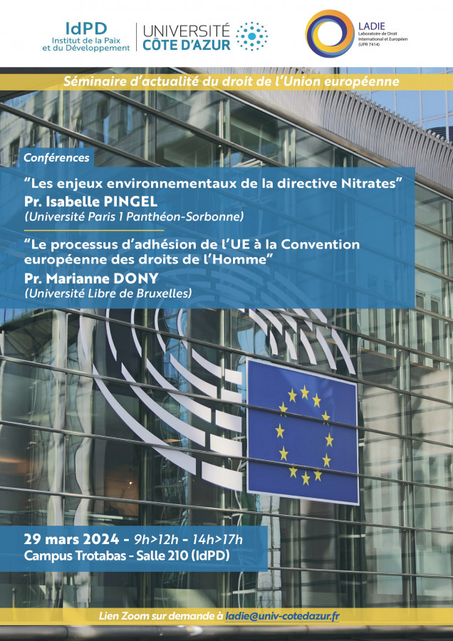 Le processus d'adhésion de l'Union européenne à la Convention européenne des droits de l'Homme