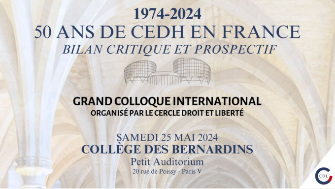 50 ans de CEDH en France