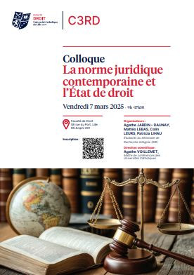 La norme juridique contemporaine et l’État de droit